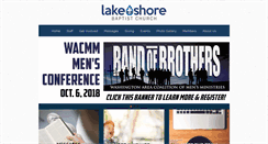 Desktop Screenshot of lakeshorebaptist.org